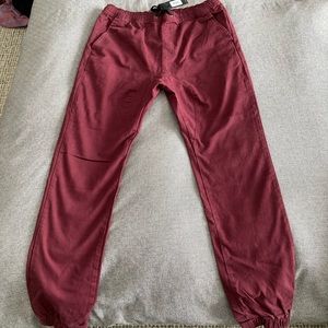 Zanerobe Burgundy Joggers *NEW*